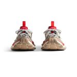 Men’s Cargo Sneaker  in Beige/grey/red - Image 3